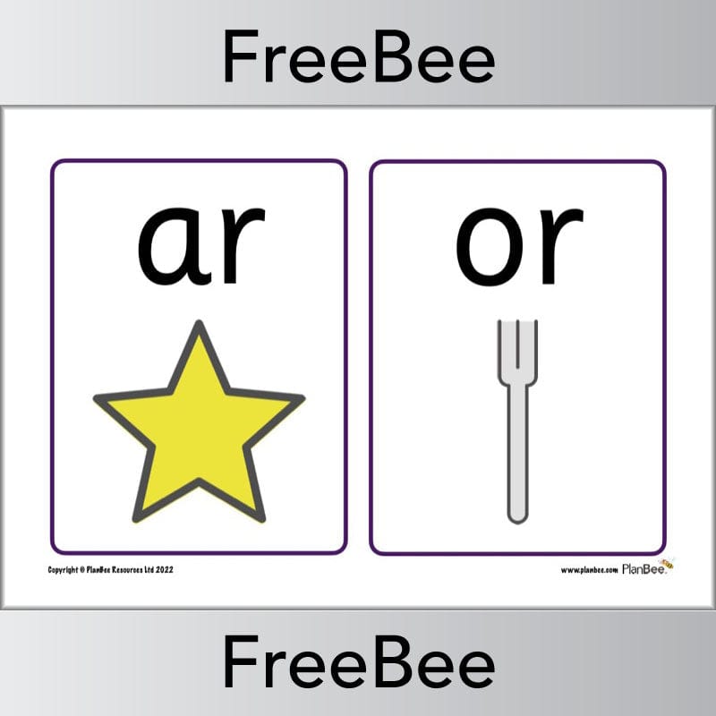 Free Phase 3 Printable Phonics Flashcards by PlanBee