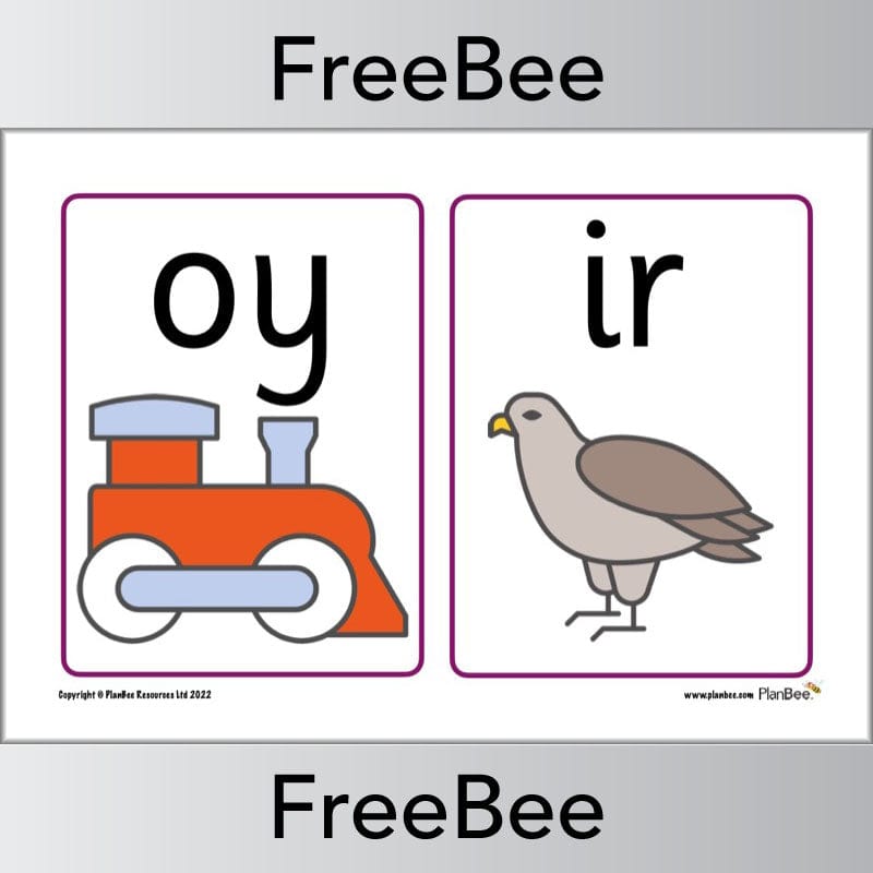 Free Phase 5 Printable Phonics Flashcards by PlanBee