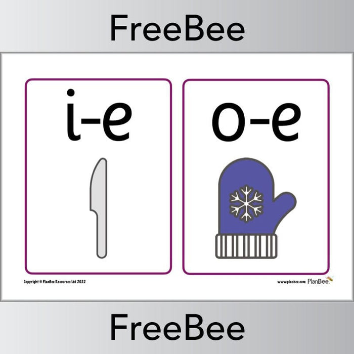 Free Phase 5 Printable Phonics Flashcards by PlanBee