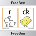Free Phase 2 Printable Phonics Flashcards by PlanBee