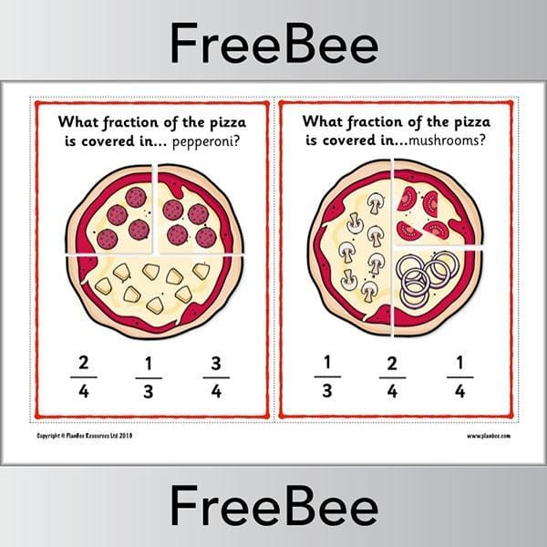 PlanBee Pizza Fractions KS1