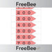 PlanBee Place Value Cards: HTO | PlanBee FreeBees