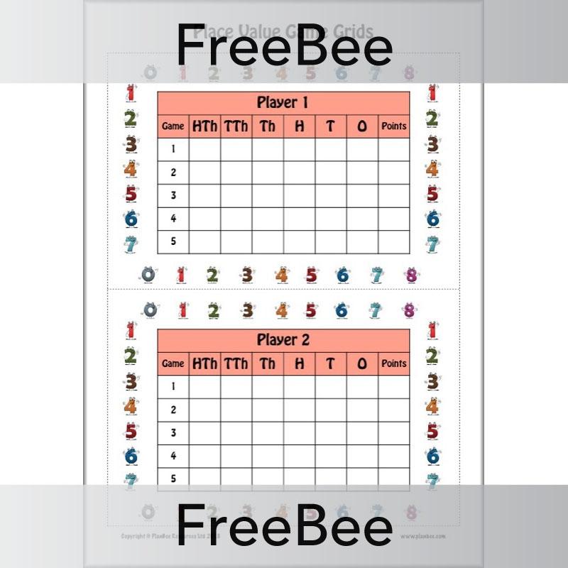 PlanBee Free Place Value Games KS2 Maths Resources by PlanBee