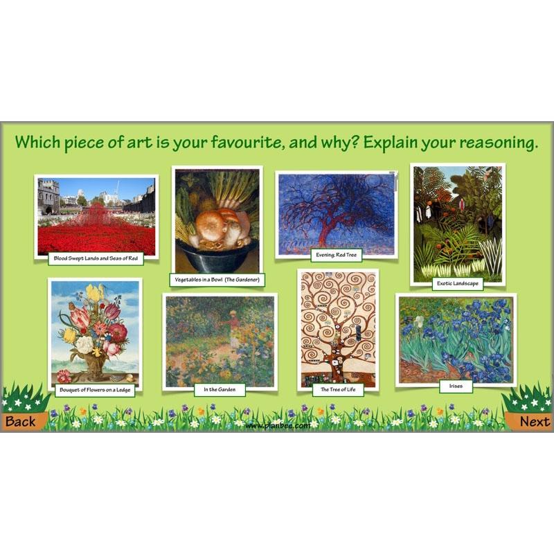 PlanBee Plant Art Lessons Year 3 & Year 4 PlanBee Art scheme of work