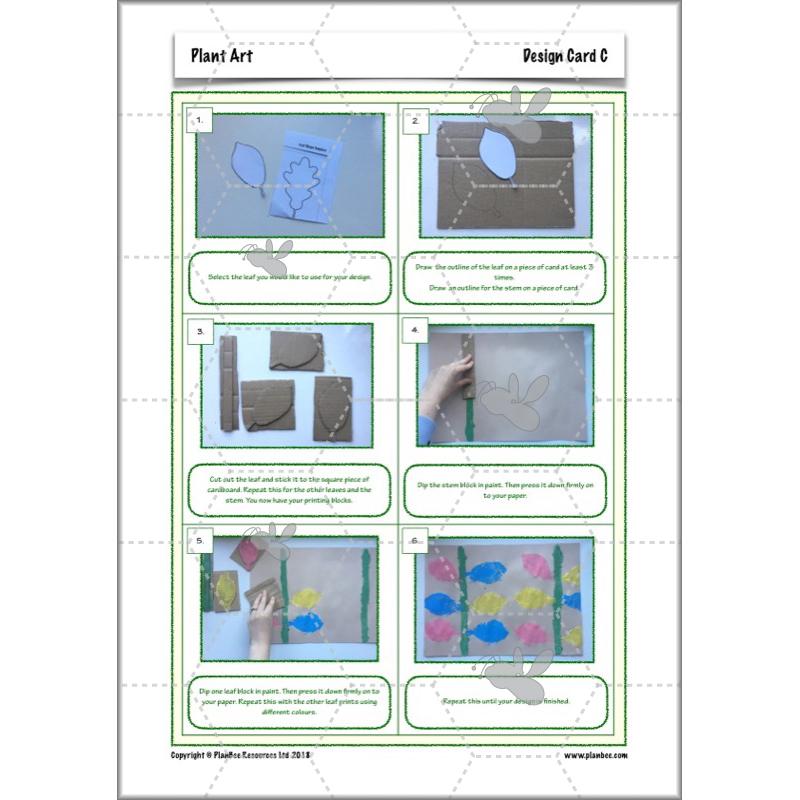PlanBee Plant Art Lessons Year 3 & Year 4 PlanBee Art scheme of work