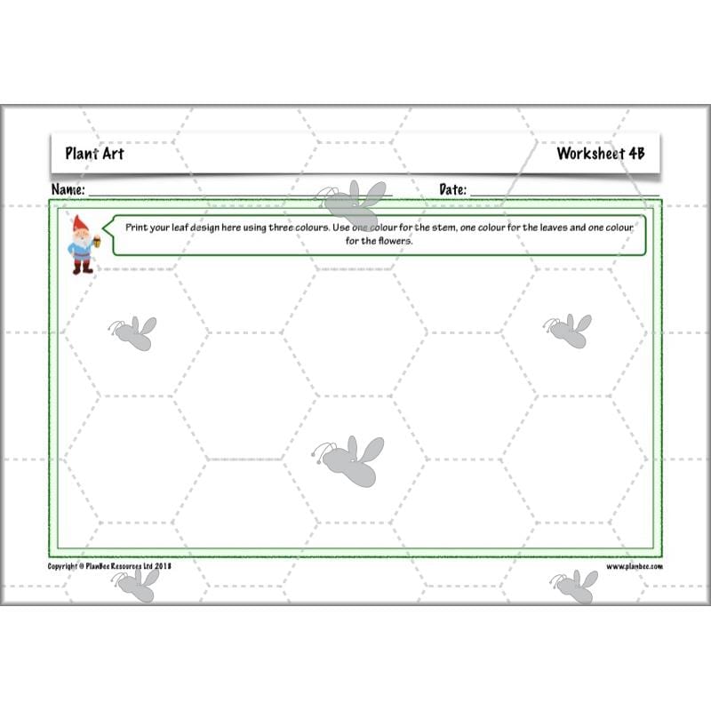 PlanBee Plant Art Lessons Year 3 & Year 4 PlanBee Art scheme of work