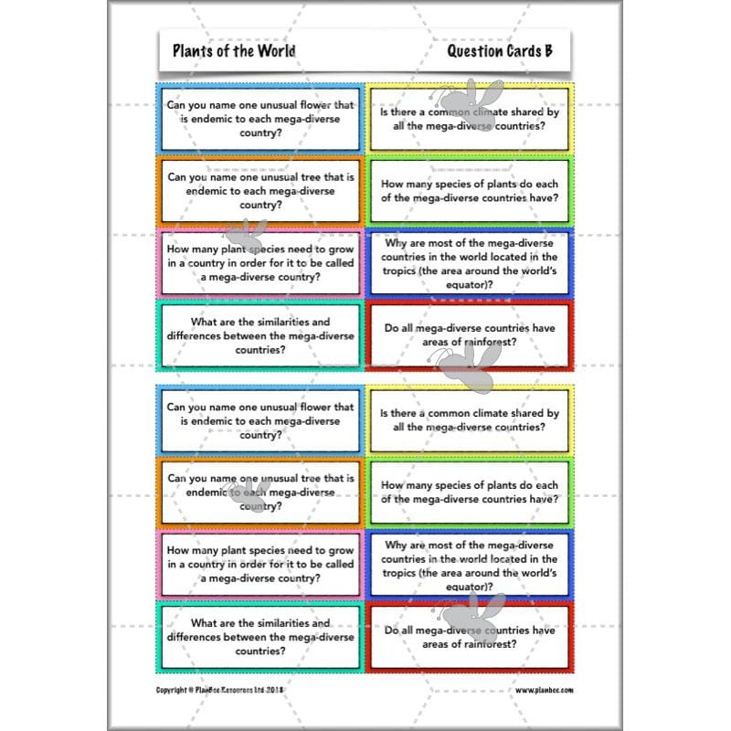 PlanBee Plants of the World: Plants KS2 Geography lessons by PlanBee