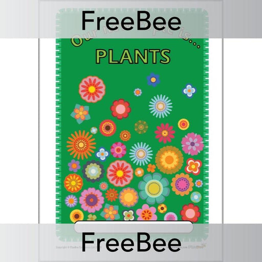 PlanBee FREE Plants Topic Book Cover | Resources by PlanBee