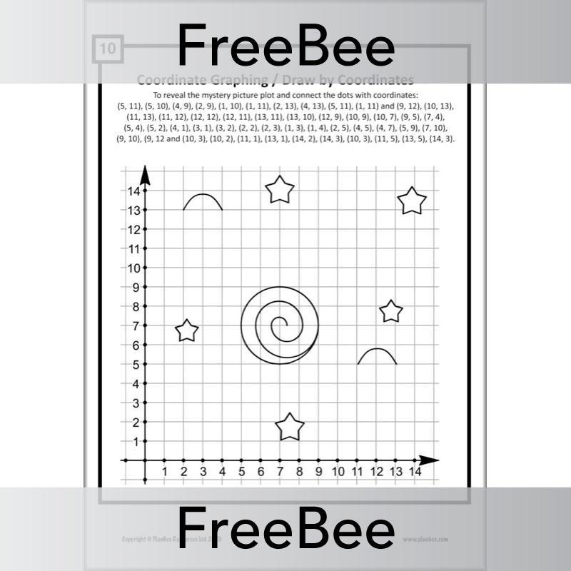 PlanBee FREE Plotting Coordinates KS2 Worksheets by PlanBee 