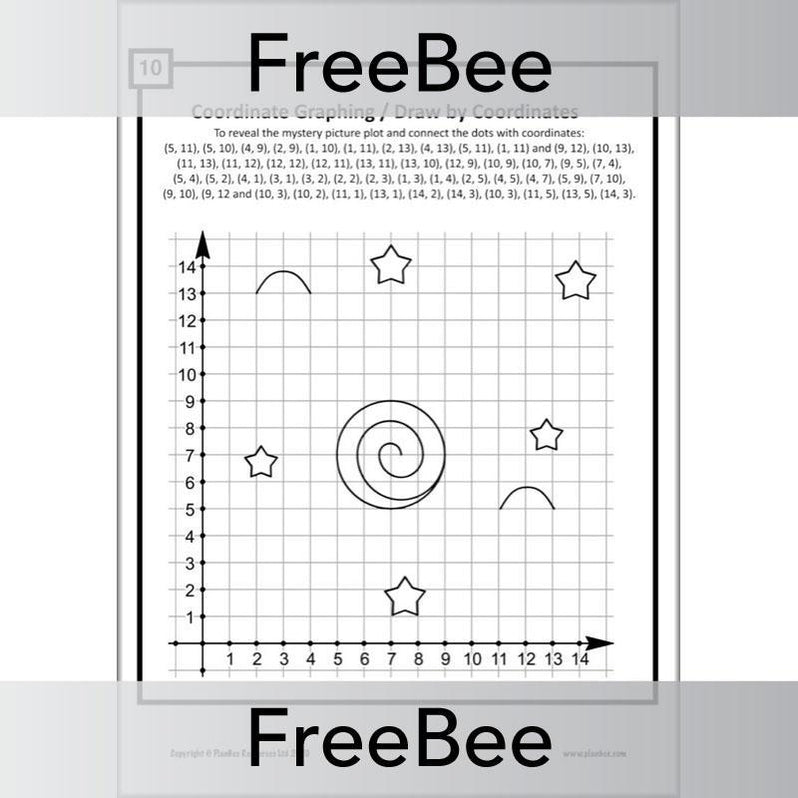 Free plotting coordinates ks2 worksheets by planbee