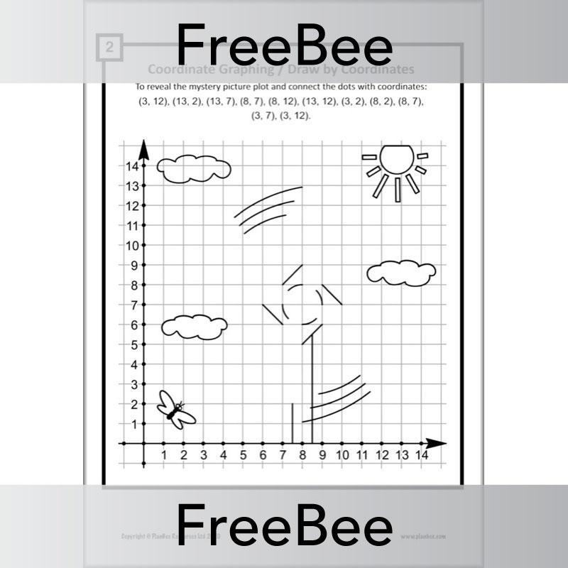 PlanBee FREE Plotting Coordinates KS2 Worksheets by PlanBee 