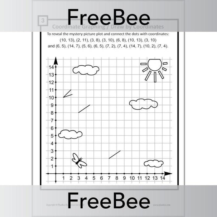 PlanBee FREE Plotting Coordinates KS2 Worksheets by PlanBee 