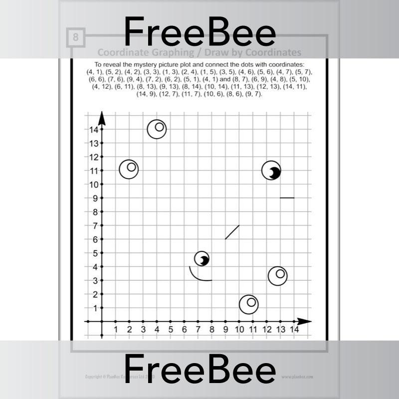 PlanBee FREE Plotting Coordinates KS2 Worksheets by PlanBee 