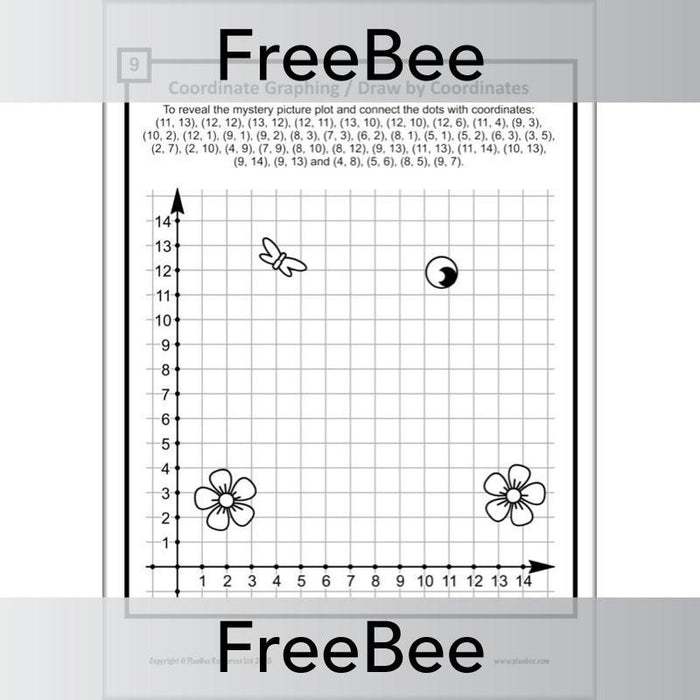 PlanBee FREE Plotting Coordinates KS2 Worksheets by PlanBee 