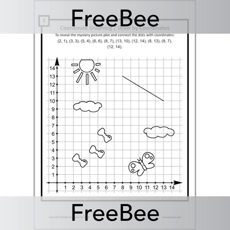 PlanBee FREE Plotting Coordinates KS2 Worksheets by PlanBee 