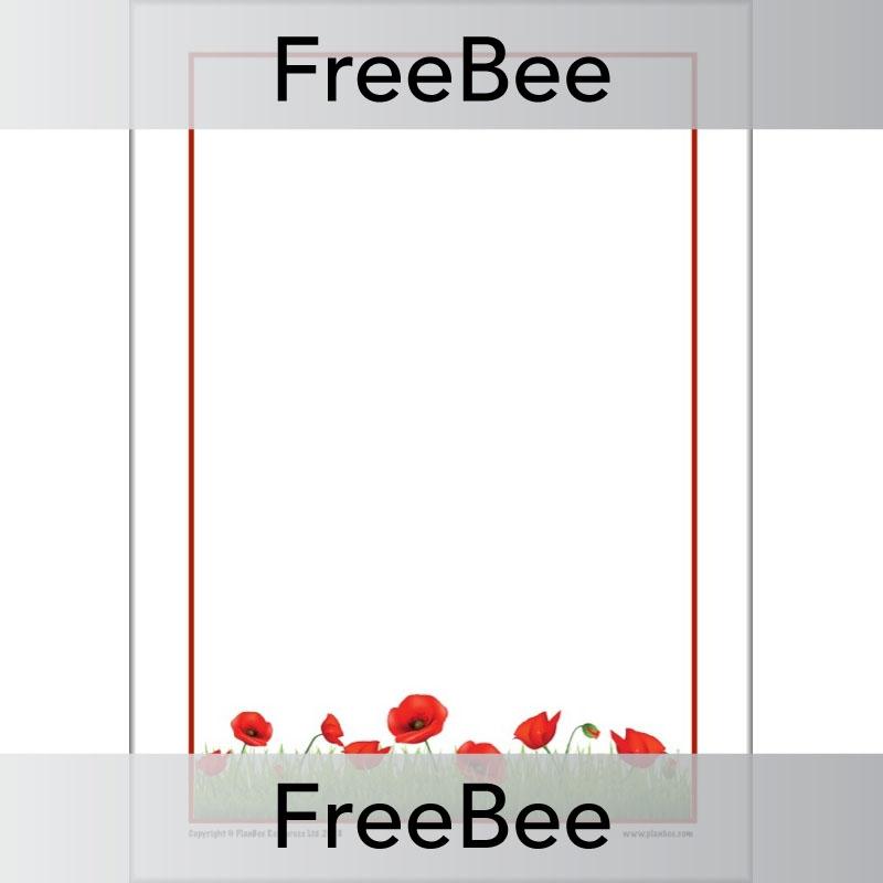 PlanBee Poppy Writing Frames Free Resources by PlanBee