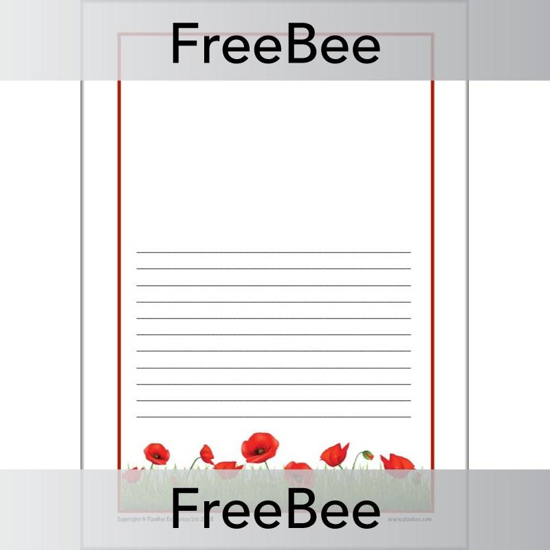 PlanBee Poppy Writing Frames Free Resources by PlanBee