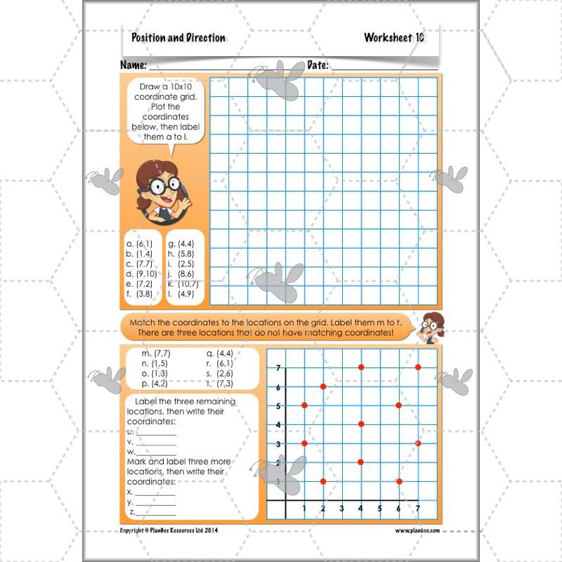 PlanBee Position and Direction Year 4 Maths Lessons | PlanBee