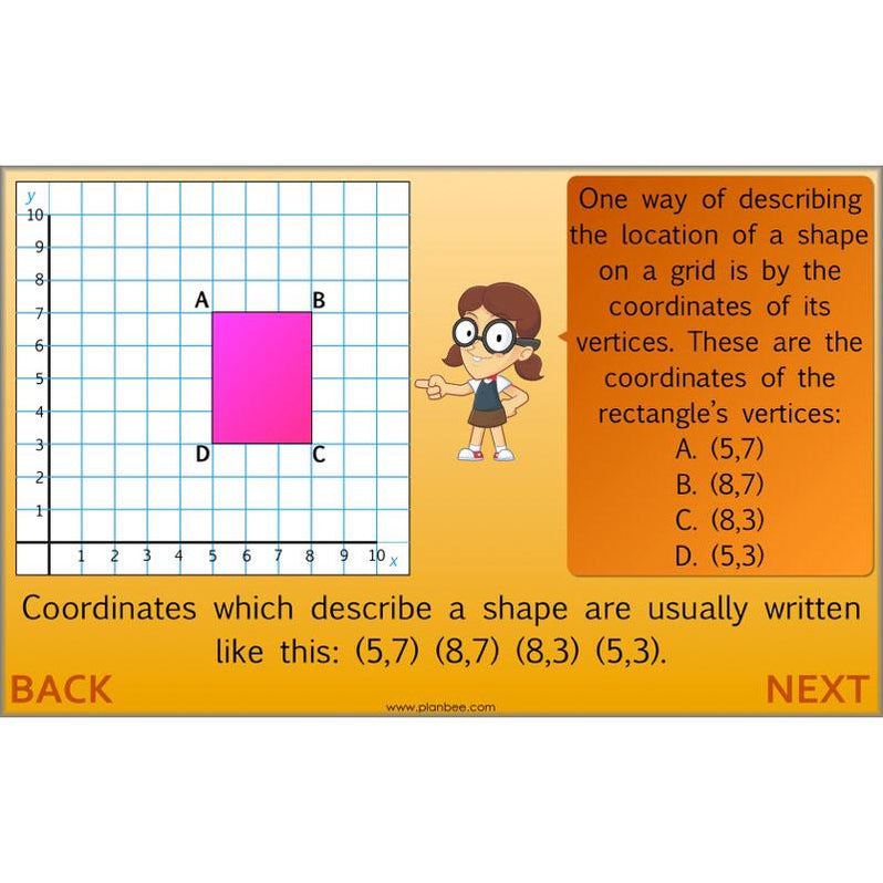 Maths Position Lesson Position and Direction Year 4 Maths Lessons | PlanBee