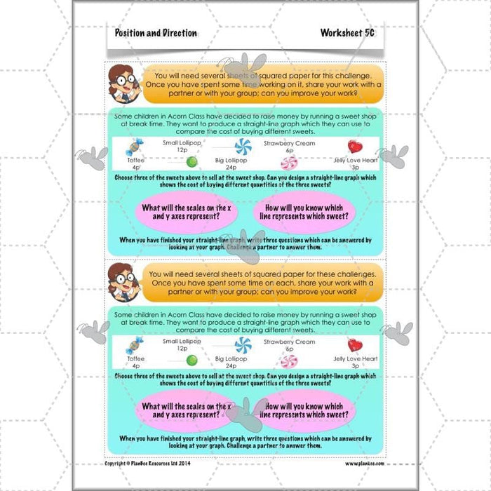 PlanBee Position and Direction Year 4 Maths Lessons | PlanBee