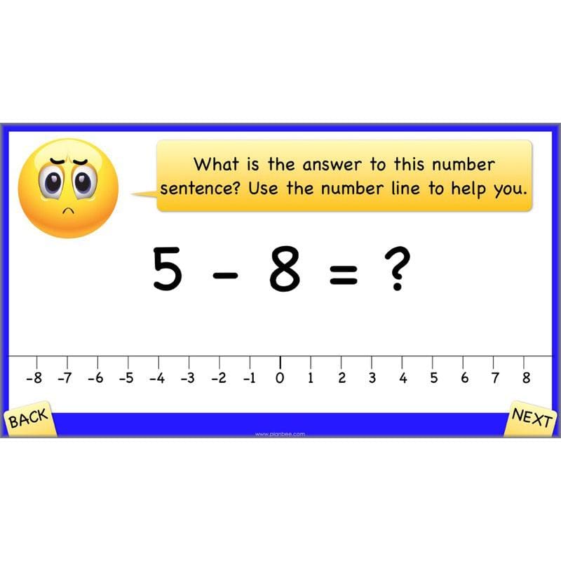 PlanBee Positive and Negative Numbers Year 5 Maths | PlanBee
