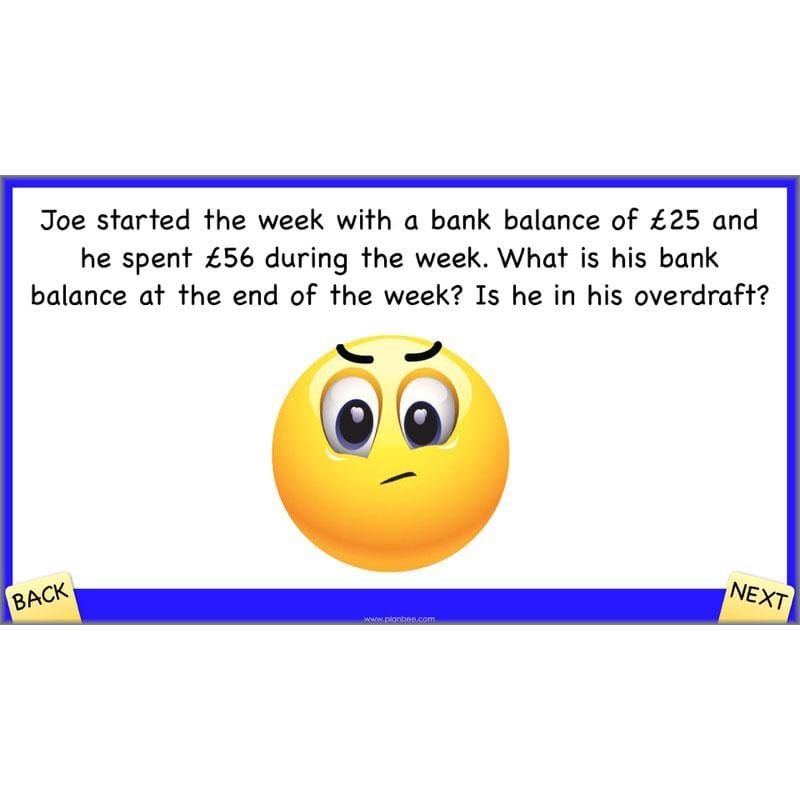 PlanBee Positive and Negative Numbers Year 5 Maths | PlanBee