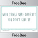 PlanBee FREE Positive Posters for Girls by PlanBee