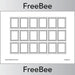 PlanBee Free blank postcard templates for children