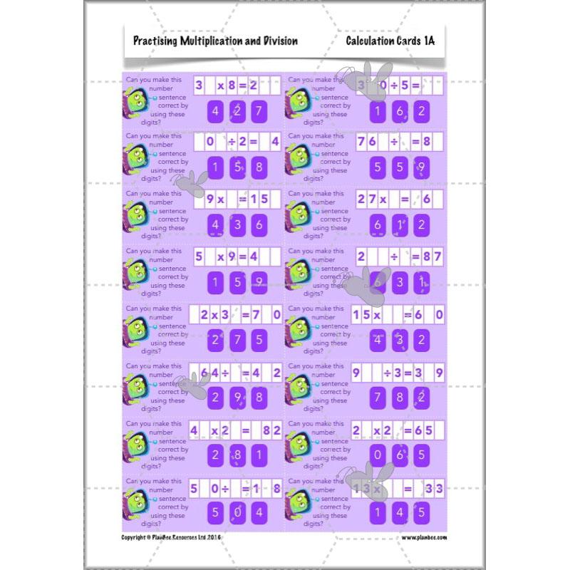 PlanBee Practising Multiplication & Division - Year 6 Maths Lesson Planning