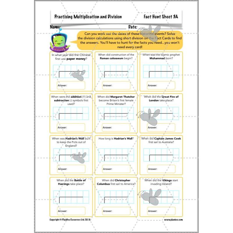 PlanBee Practising Multiplication & Division - Year 6 Maths Lesson Planning