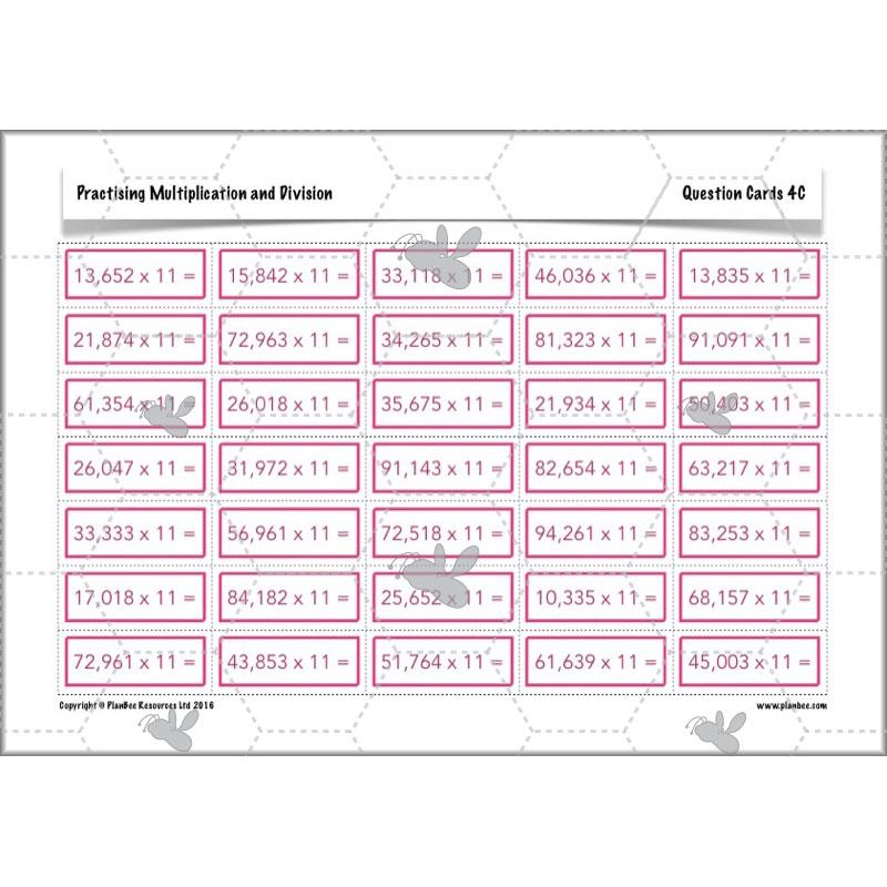 PlanBee Practising Multiplication & Division - Year 6 Maths Lesson Planning