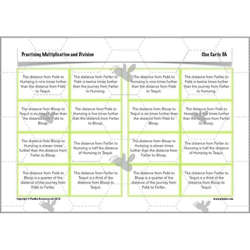 PlanBee Practising Multiplication & Division - Year 6 Maths Lesson Planning