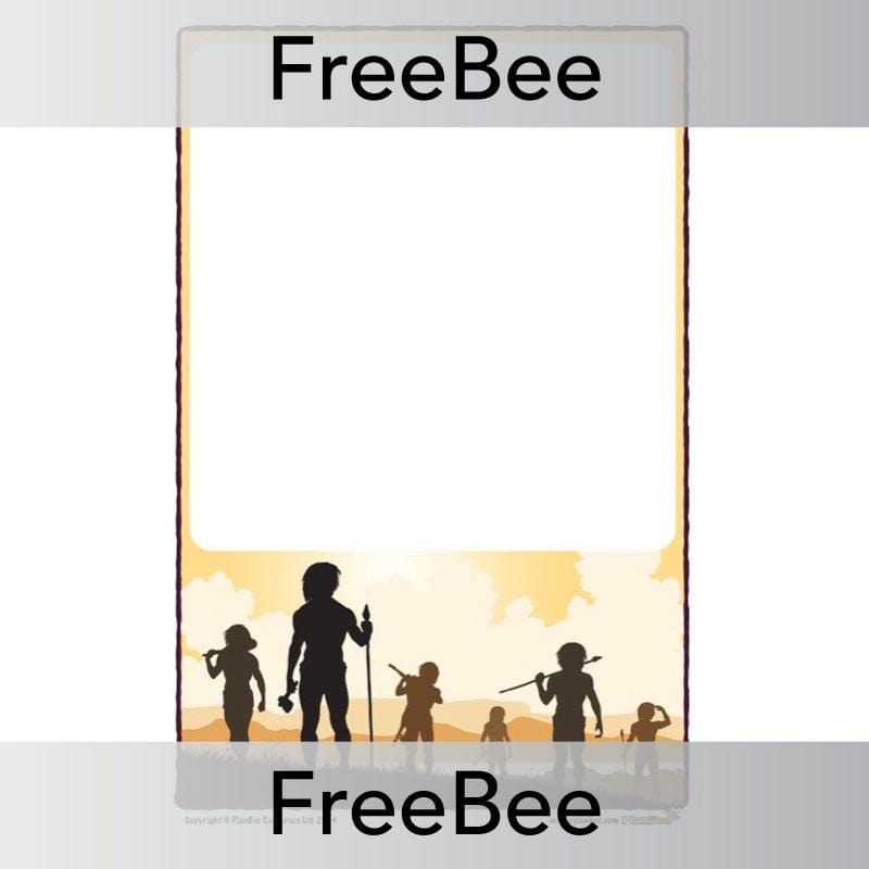 PlanBee Prehistoric Britain Writing Frames | PlanBee FreeBees