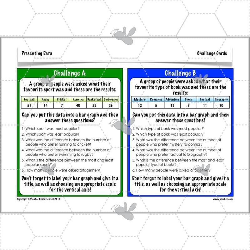 PlanBee Presenting Data Year 4 Statistics Lessons by PlanBee