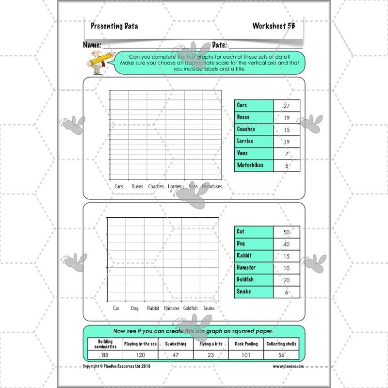 PlanBee Presenting Data Year 4 Statistics Lessons by PlanBee