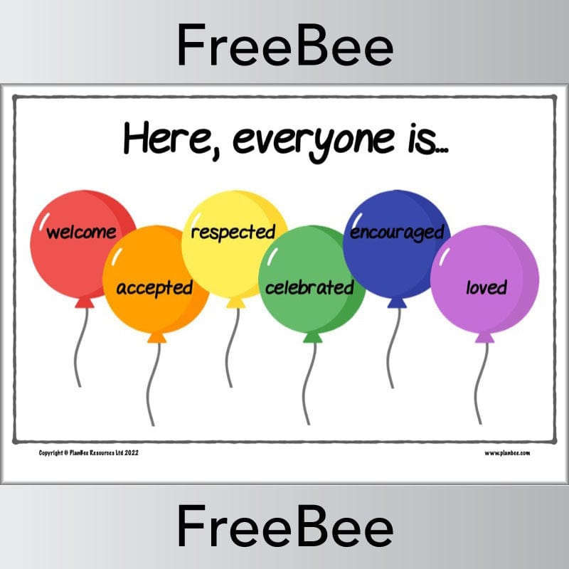 PlanBee FREE Pride Month Posters by PlanBee