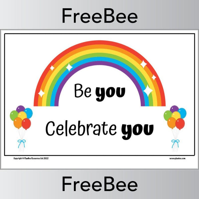 PlanBee FREE Pride Month Posters by PlanBee