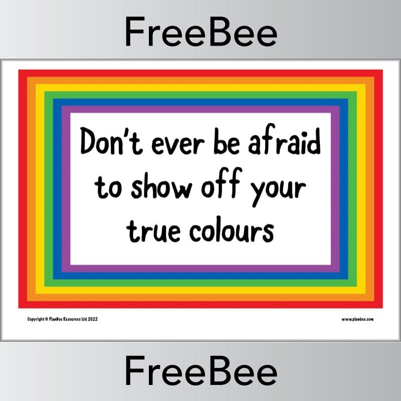 PlanBee FREE Pride Month Posters by PlanBee