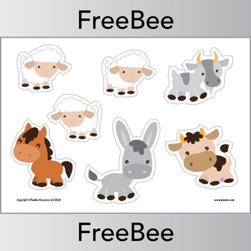 PlanBee Printable Nativity Scene