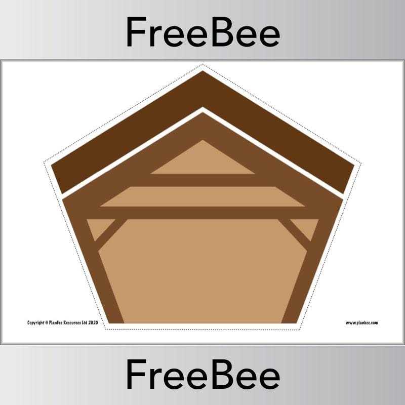 PlanBee Printable Nativity Scene