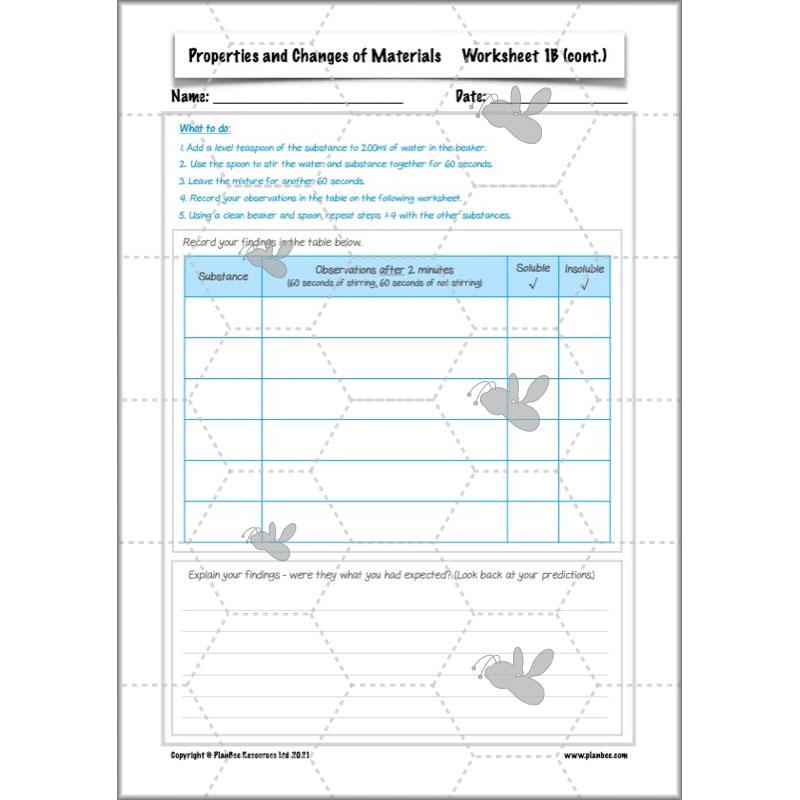 PlanBee Properties and Changes of Materials Year 5 Science | PlanBee