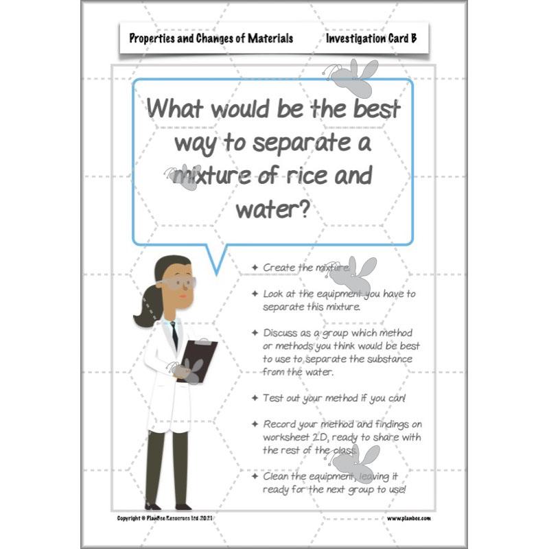 PlanBee Properties and Changes of Materials Year 5 Science | PlanBee