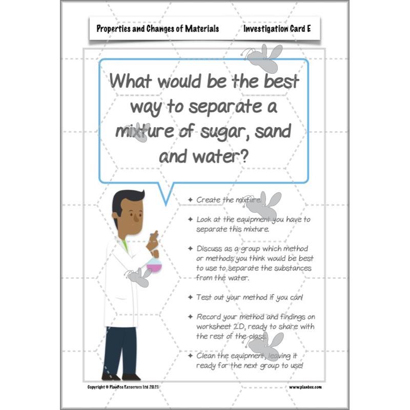 PlanBee Properties and Changes of Materials Year 5 Science | PlanBee