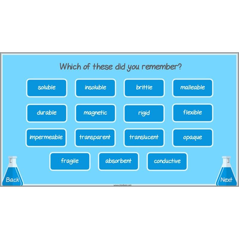 PlanBee Properties and Changes of Materials Year 5 Science | PlanBee