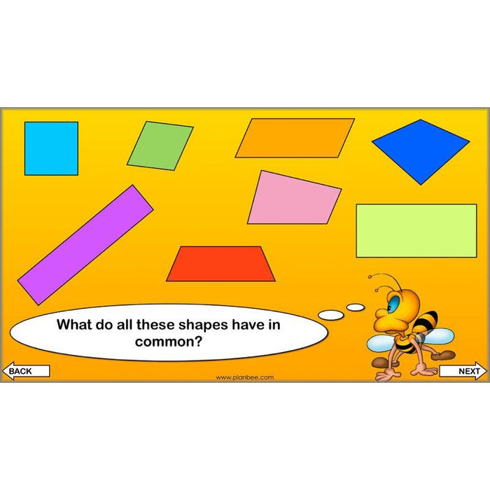 PlanBee Year 4 Properties of 2D Shapes KS2 Maths by PlanBee