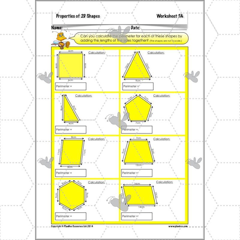 PlanBee Year 4 Properties of 2D Shapes KS2 Maths by PlanBee