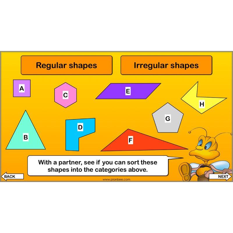 PlanBee Year 4 Properties of 2D Shapes KS2 Maths by PlanBee