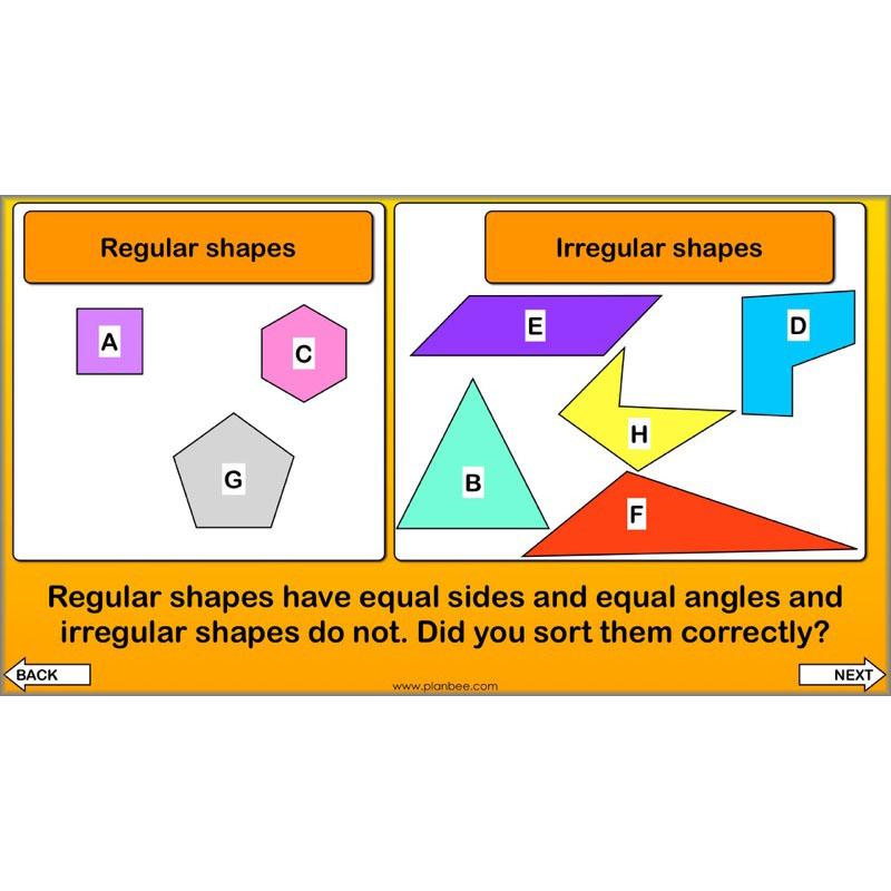 PlanBee Year 4 Properties of 2D Shapes KS2 Maths by PlanBee