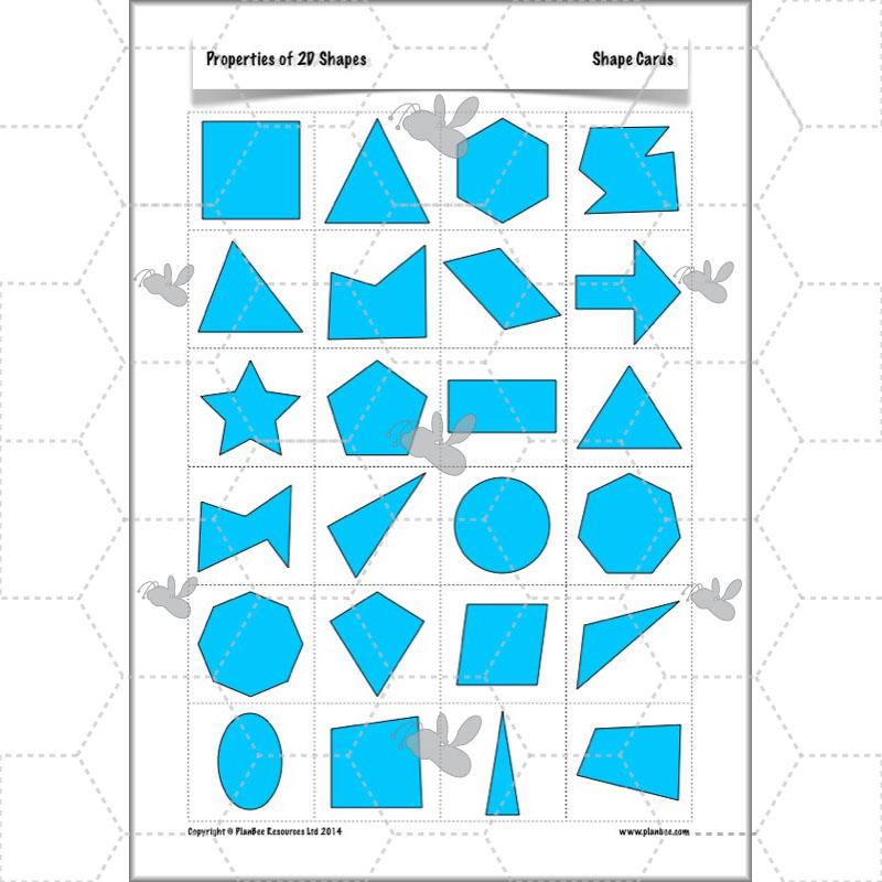 PlanBee Year 4 Properties of 2D Shapes KS2 Maths by PlanBee