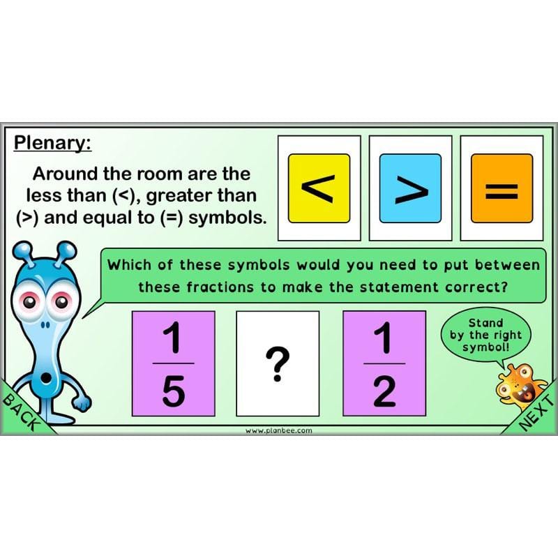 PlanBee Proportion Problems: Year 4 fractions problem solving